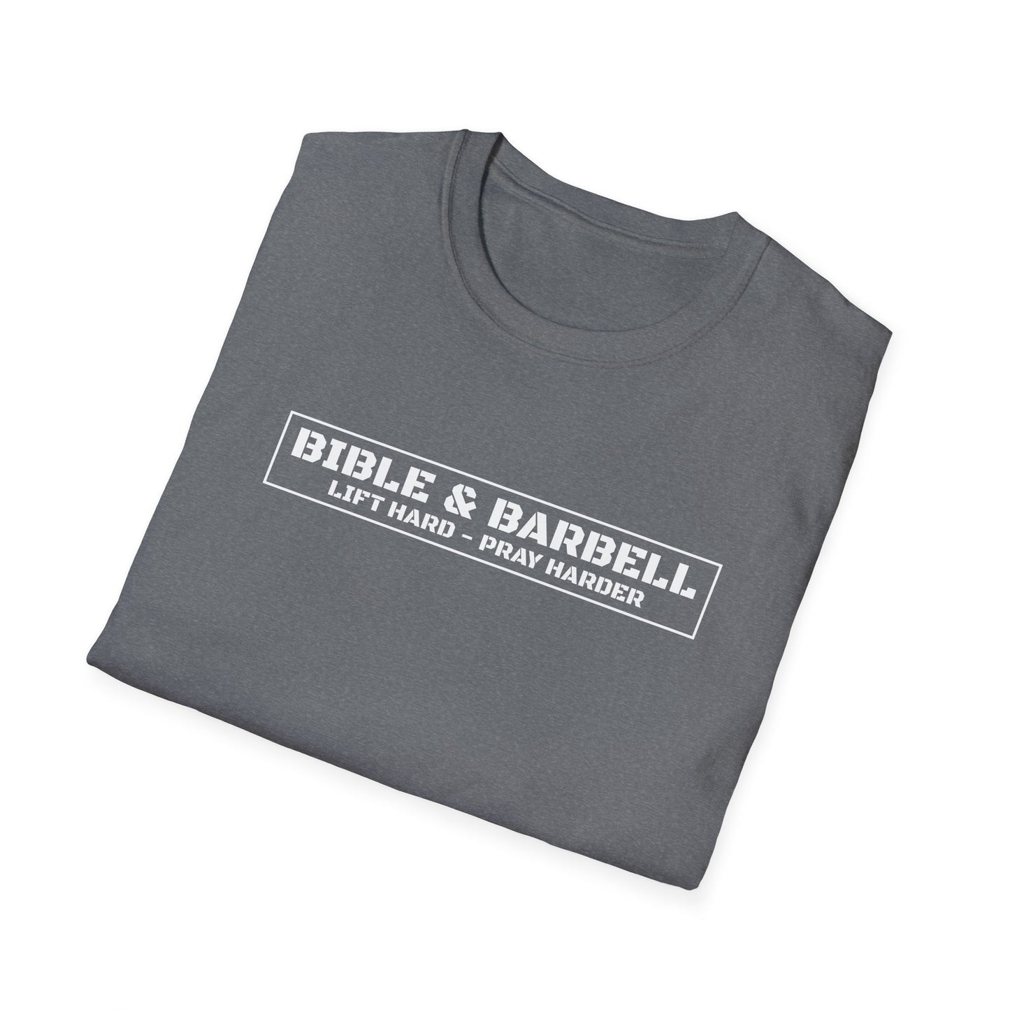 Bible & Barbell Logo Unisex Softstyle T-Shirt
