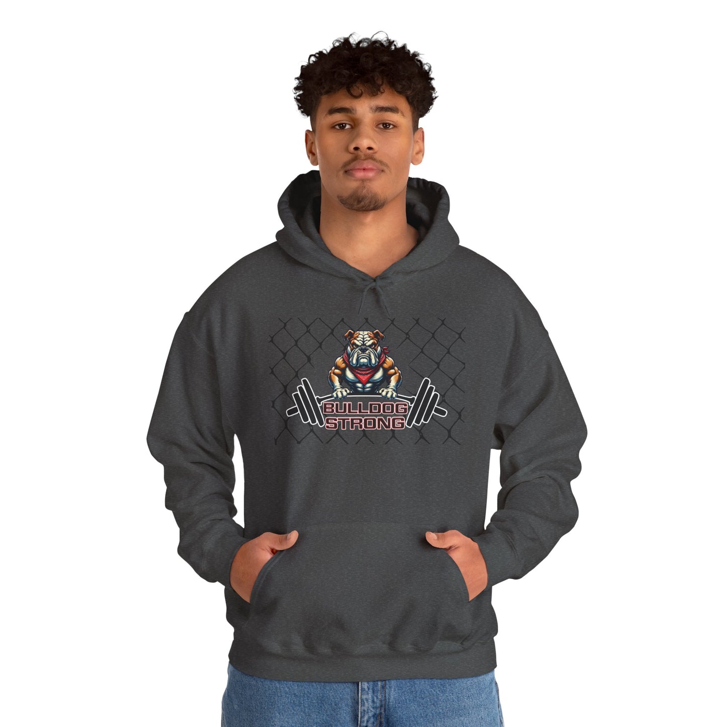 Bulldog Strong Adult Hoodie