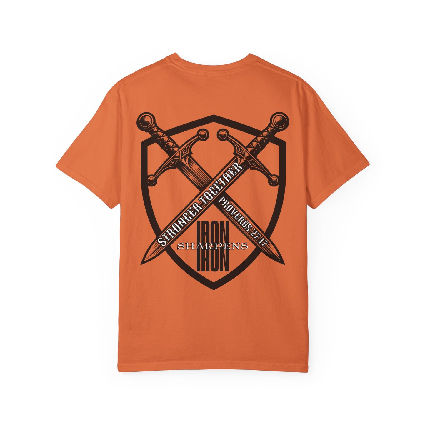 Iron Sharpens Iron Proverbs 27:17 T-Shirt