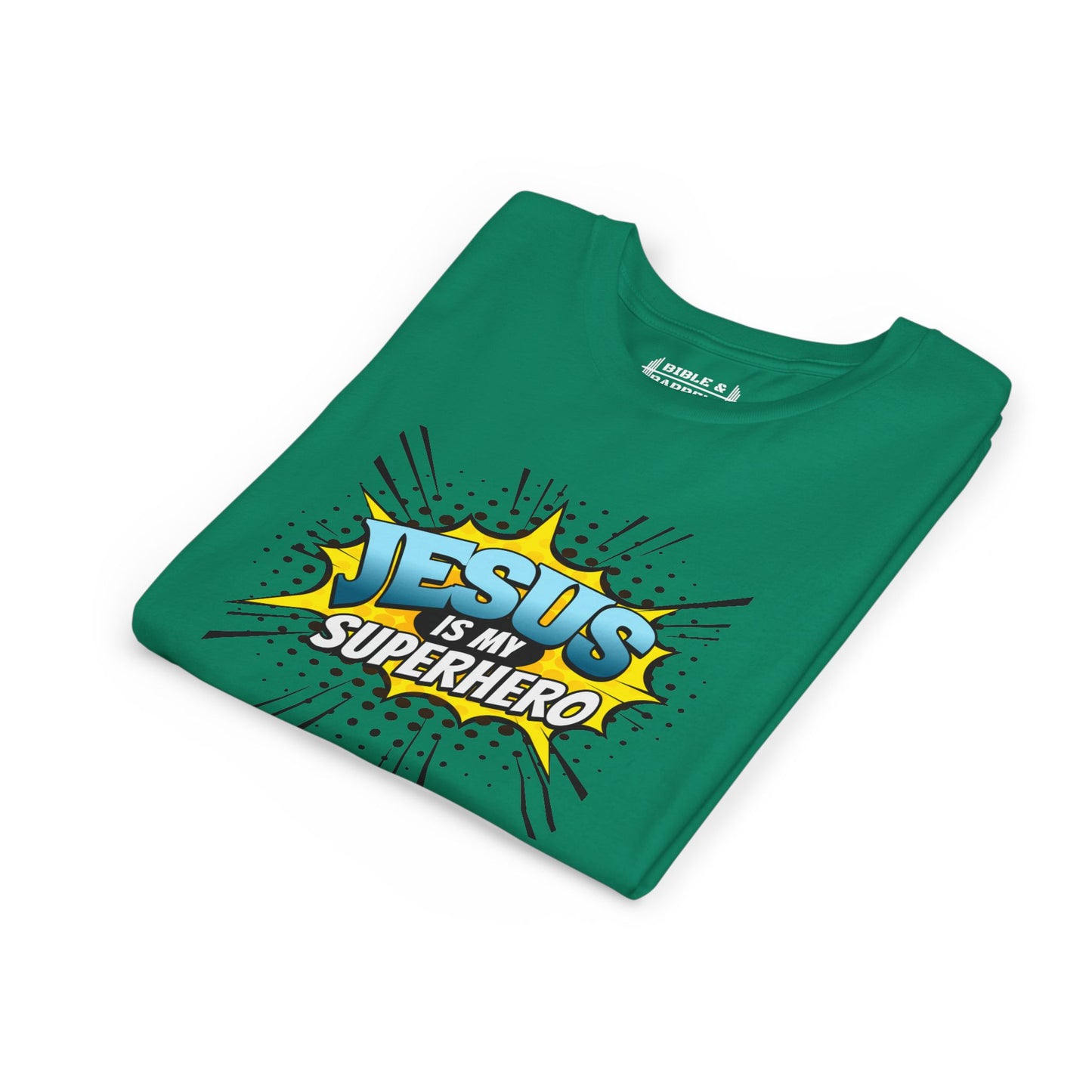 Jesus Is My Superhero Youth Tee