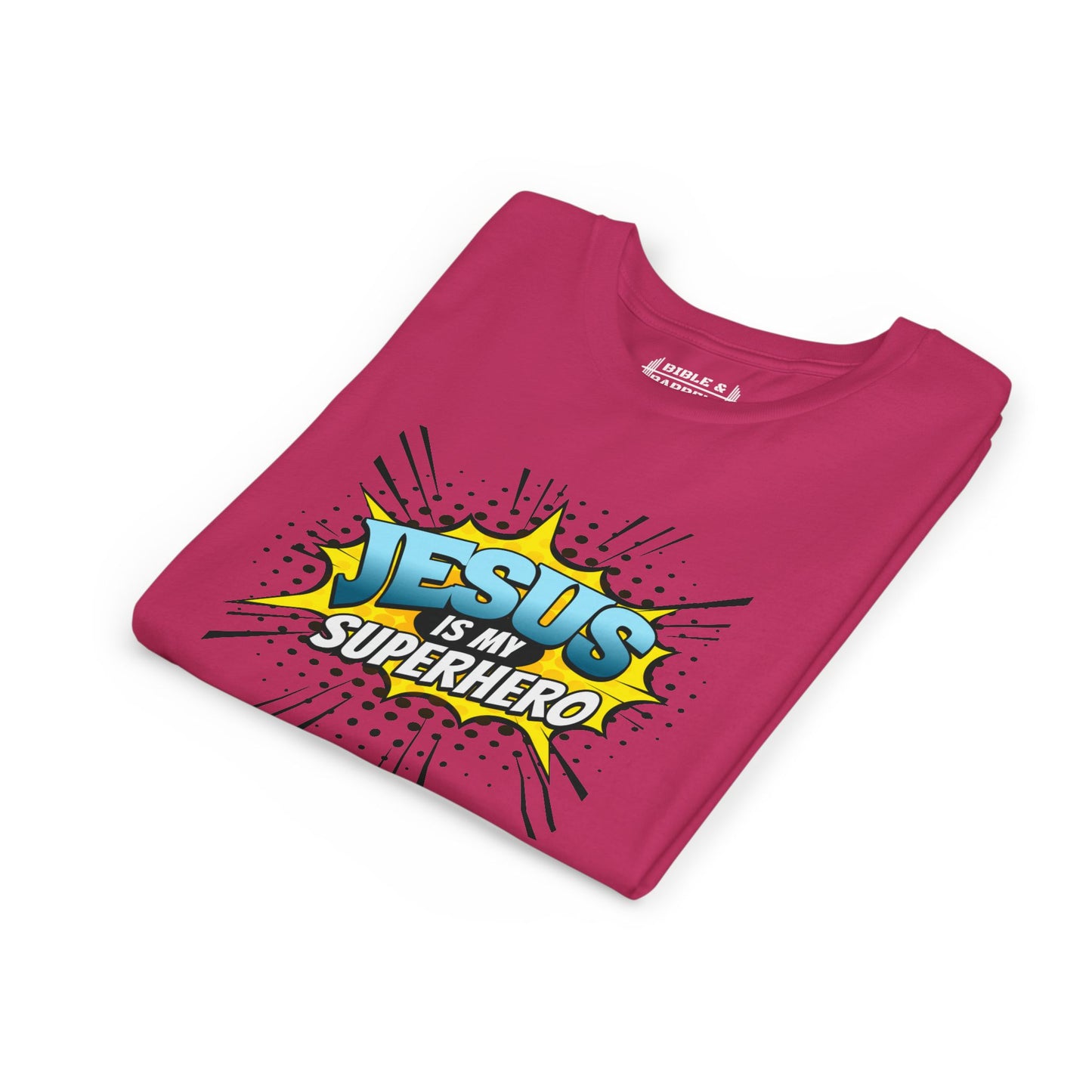 Jesus Is My Superhero Youth Tee