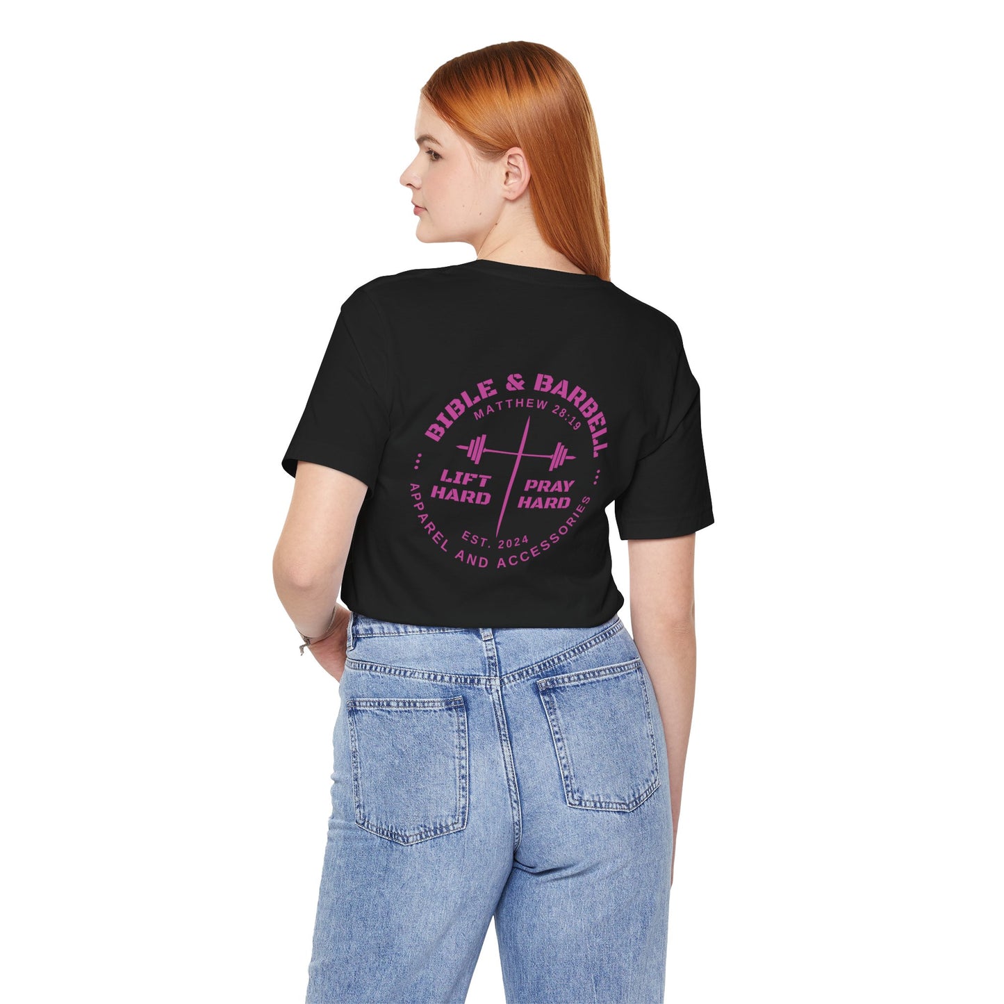 Women's Pink Circle Logo T-Shirt