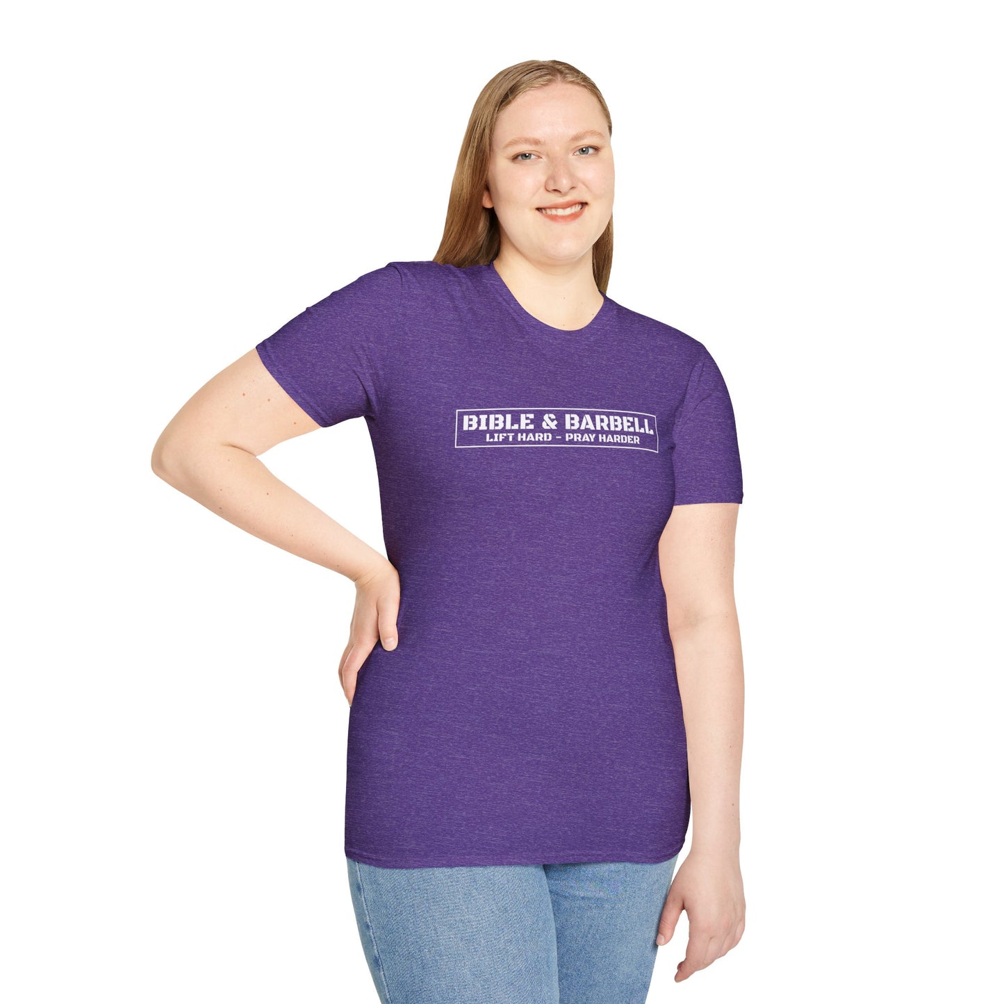 Bible & Barbell Logo Unisex Softstyle T-Shirt