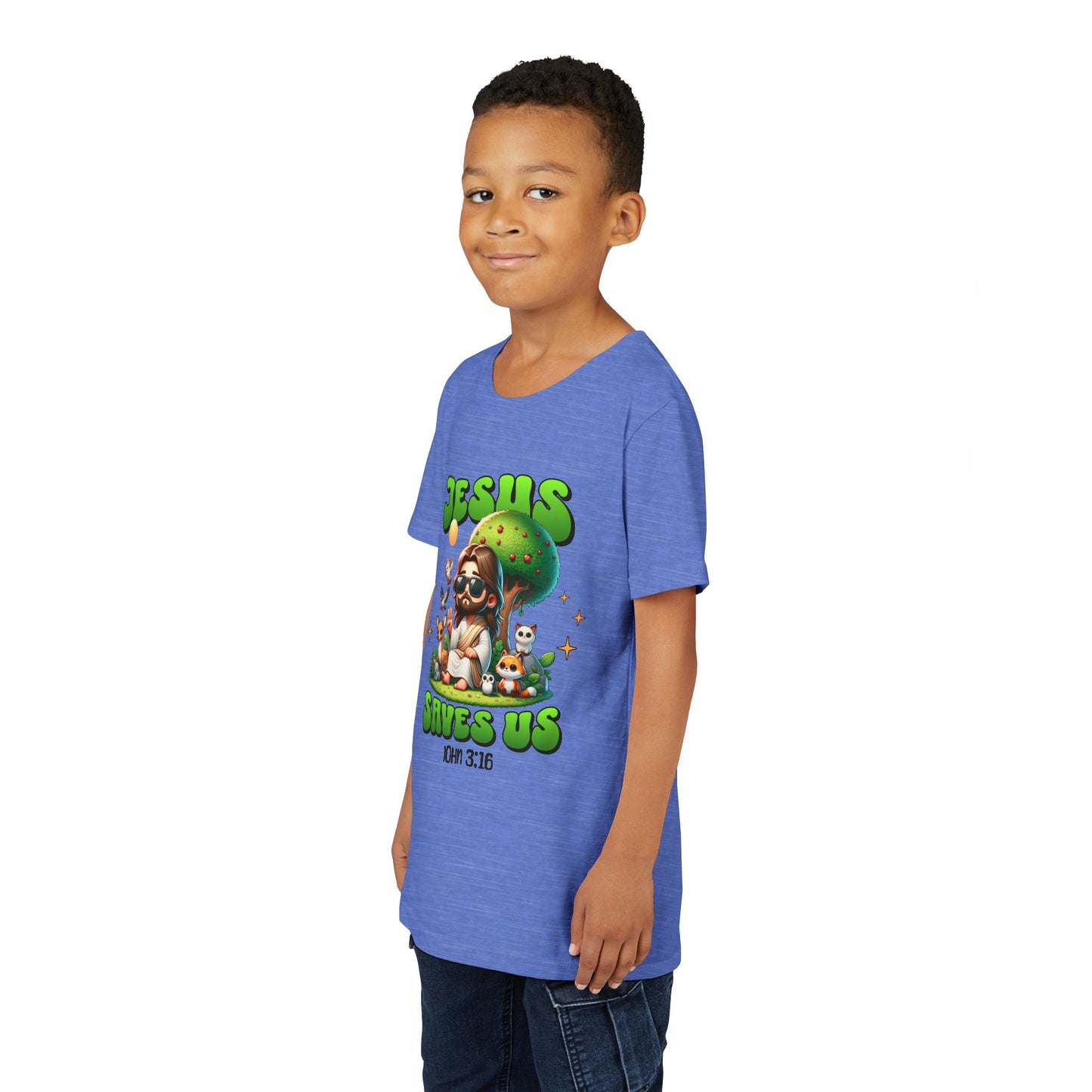 Vintage Jesus Saves Youth Tee