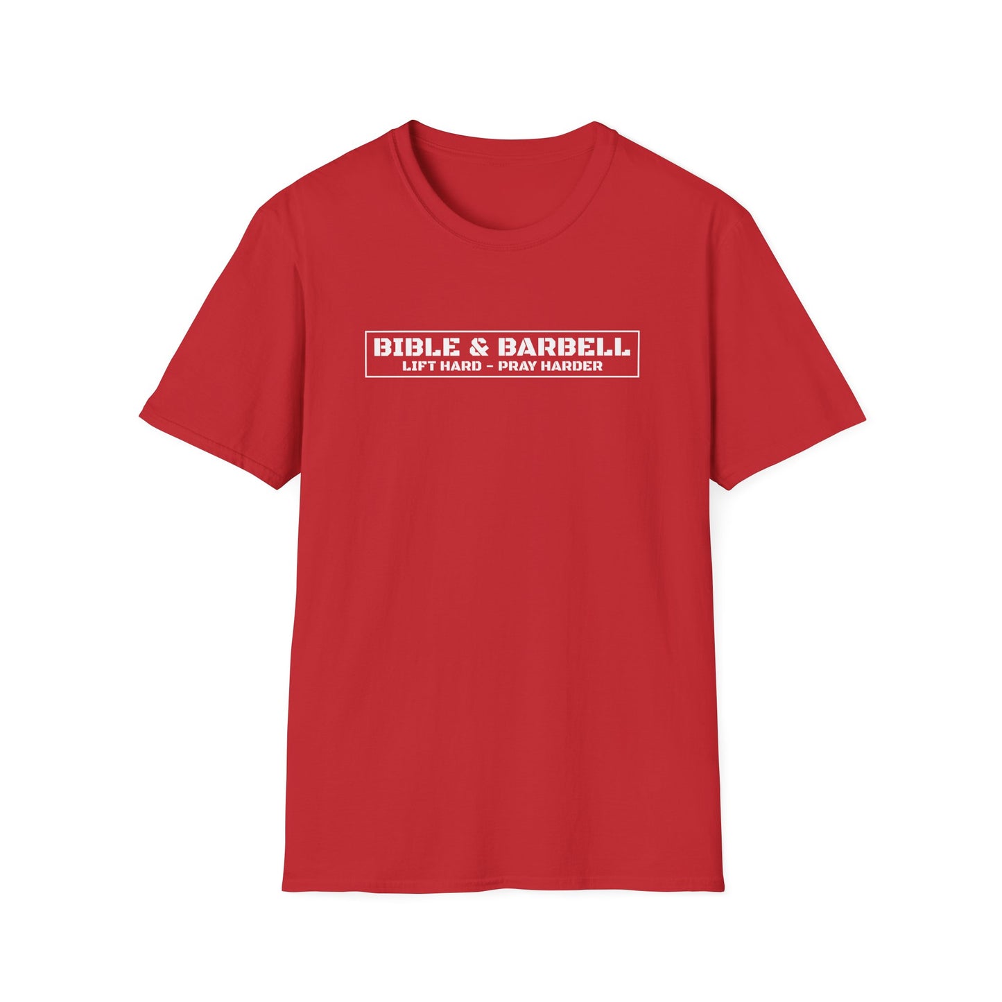 Bible & Barbell Logo Unisex Softstyle T-Shirt