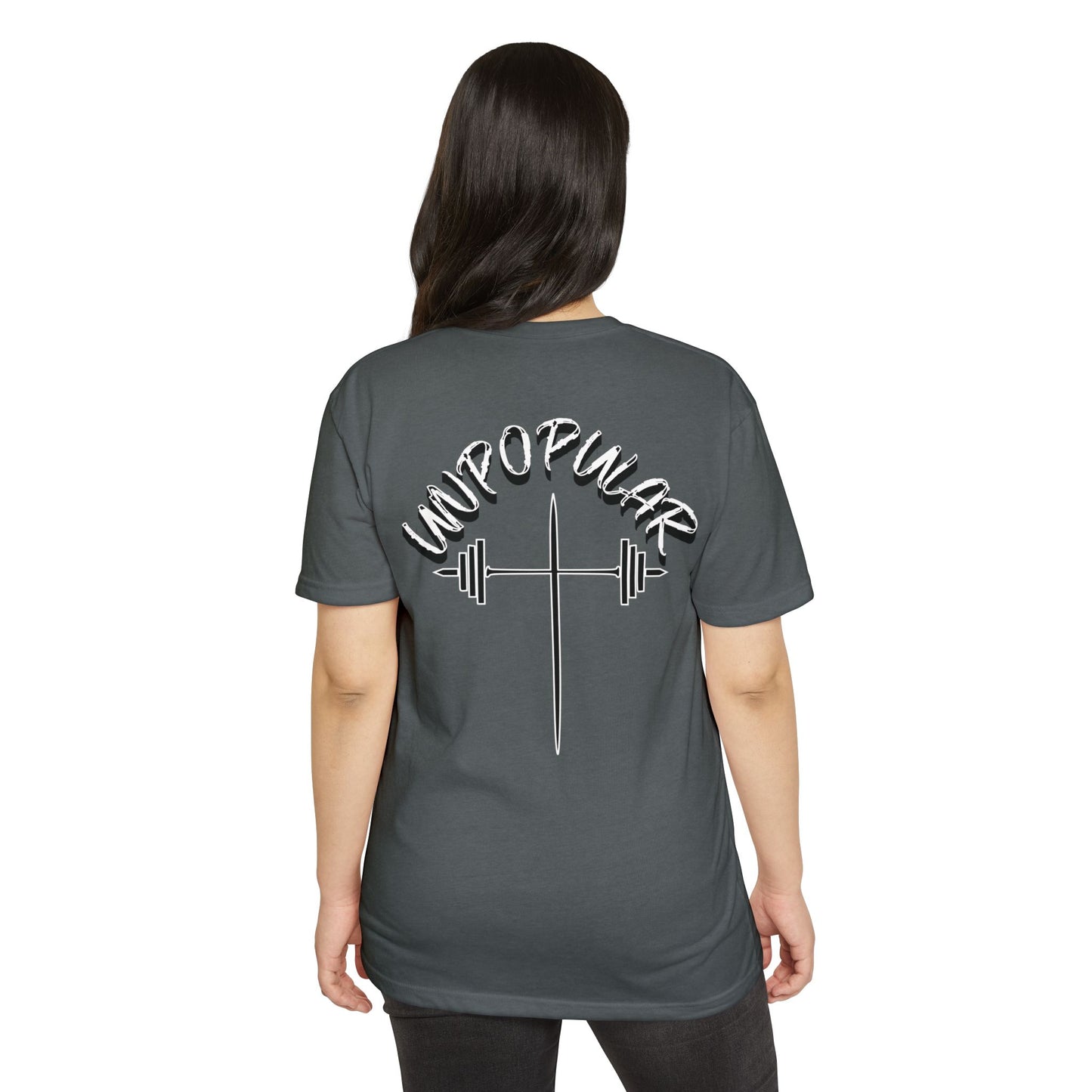 "UNPOPULAR" Unisex Fitness T-Shirt: Empower Your Workout, Gym Apparel, Casual Wear, Training Gear, Gift for Fitness Enthusiasts.