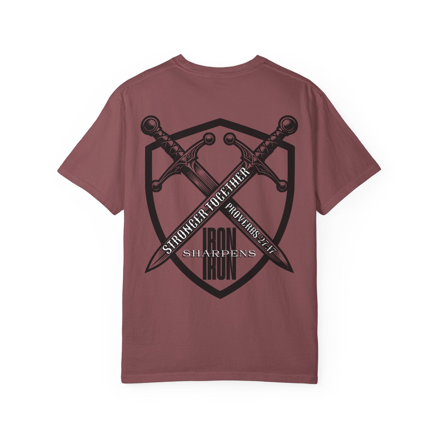 Iron Sharpens Iron Proverbs 27:17 T-Shirt