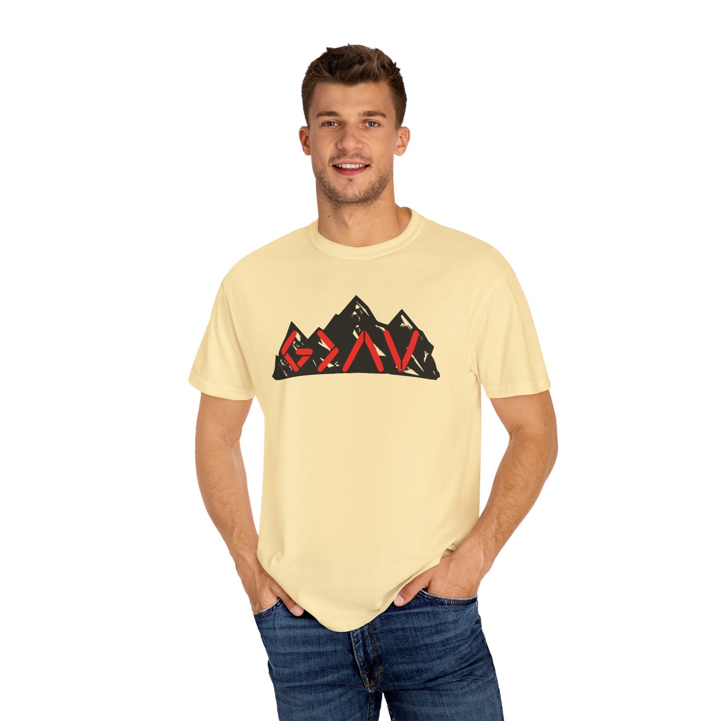 God Is Greater Than The Highs and Lows Mountain Graphic Unisex T-Shirt