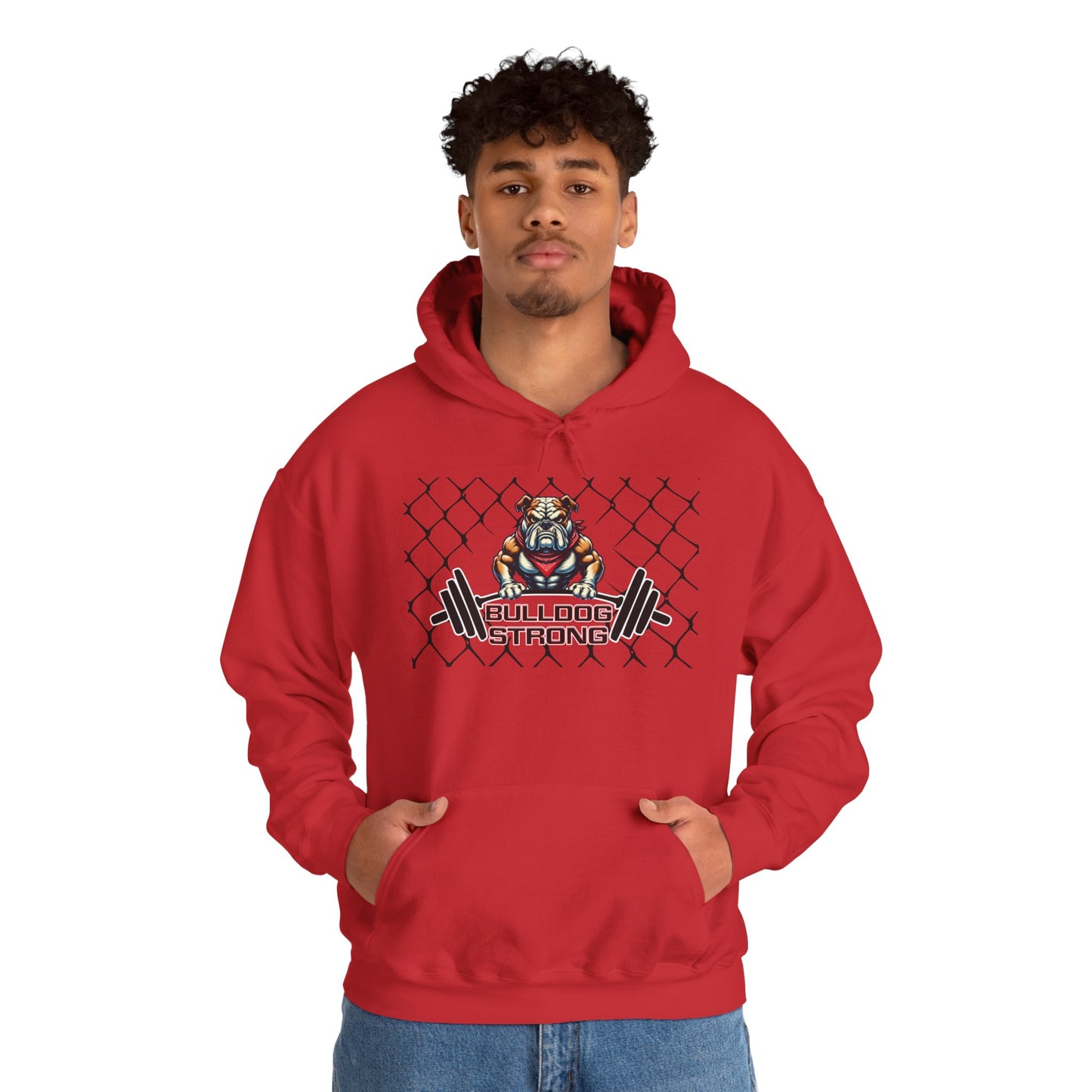 Bulldog Strong Adult Hoodie