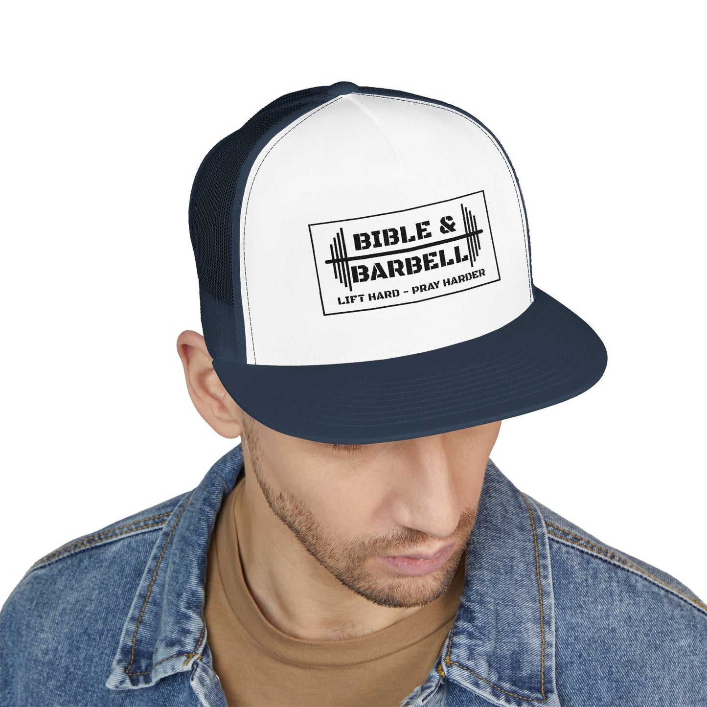 Bible & Barbell 5 Panel Trucker Cap
