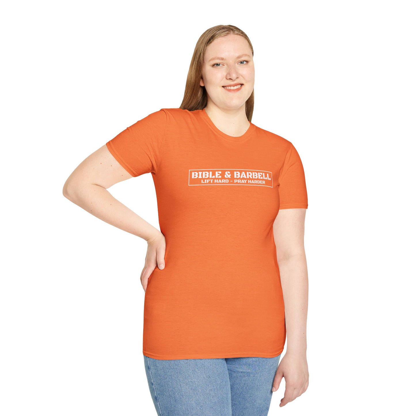 Bible & Barbell Logo Unisex Softstyle T-Shirt