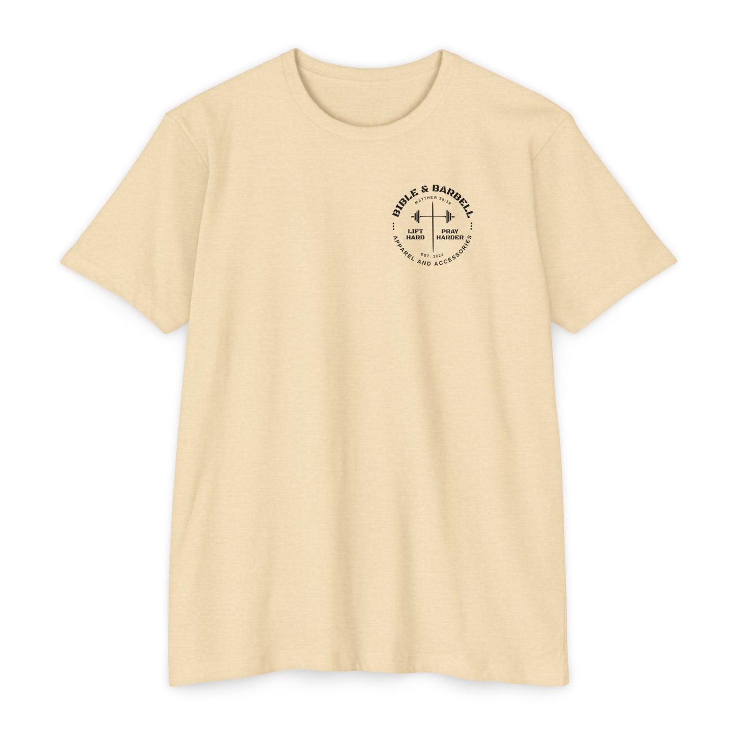 Strong & Courageous Lion Graphic T-Shirt, Joshua 1:9 Motivational Tee, Unisex Shirt, Strength Apparel, Gift for Him, Faith-Based Clothing