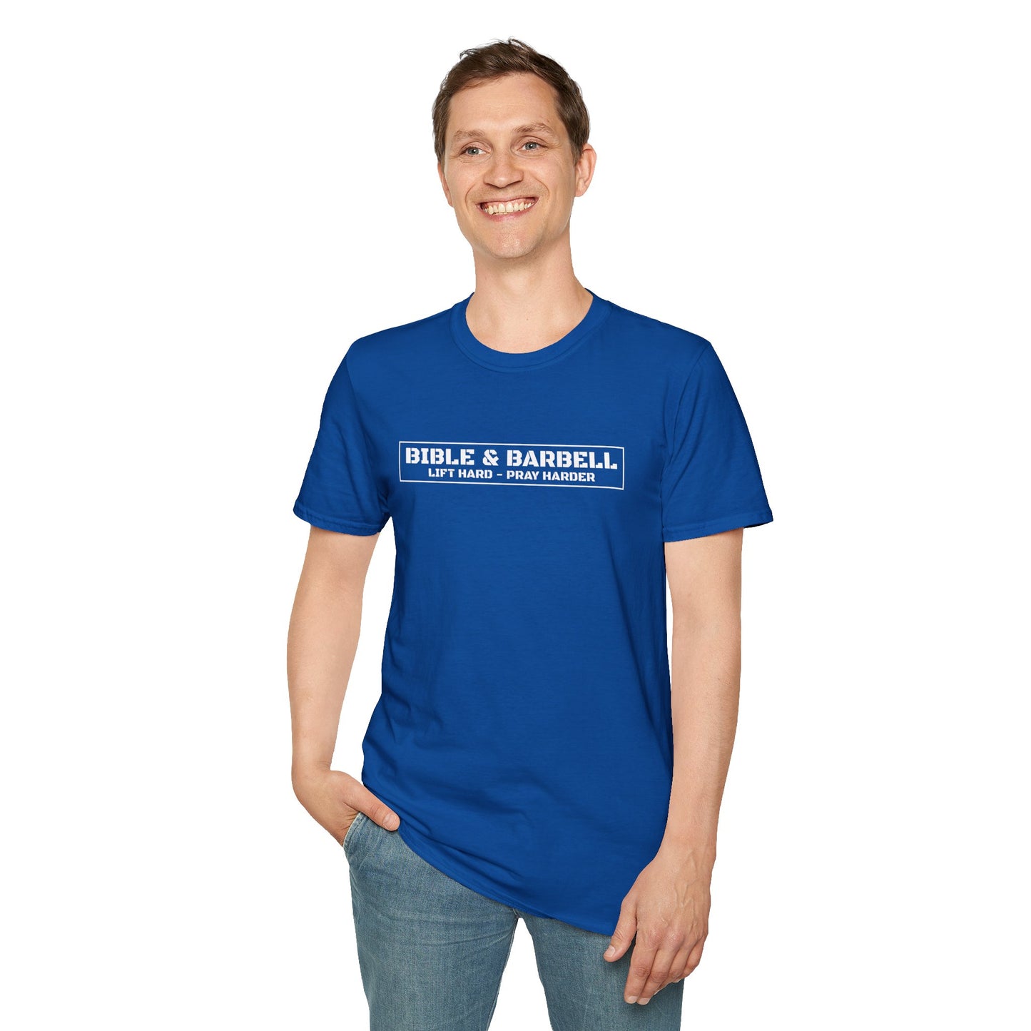 Bible & Barbell Logo Unisex Softstyle T-Shirt