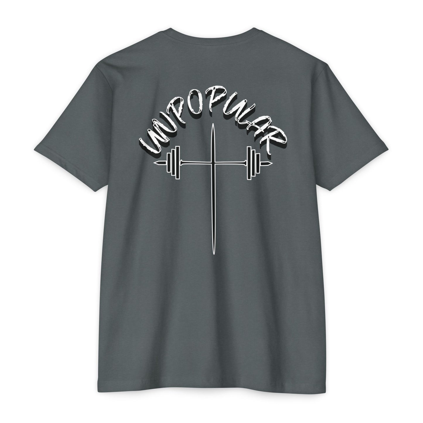 "UNPOPULAR" Unisex Fitness T-Shirt: Empower Your Workout, Gym Apparel, Casual Wear, Training Gear, Gift for Fitness Enthusiasts.