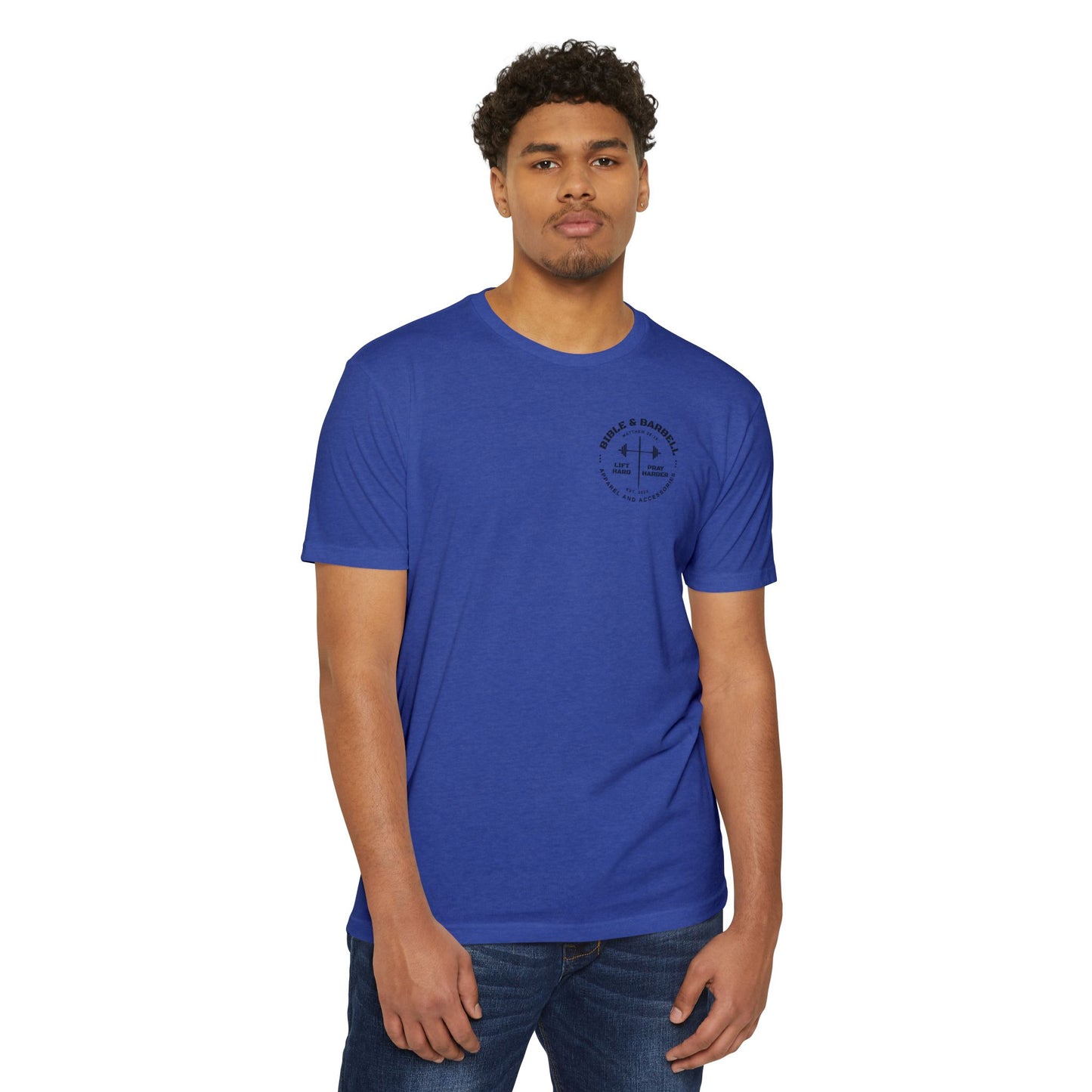 Strong & Courageous Lion Graphic T-Shirt, Joshua 1:9 Motivational Tee, Unisex Shirt, Strength Apparel, Gift for Him, Faith-Based Clothing