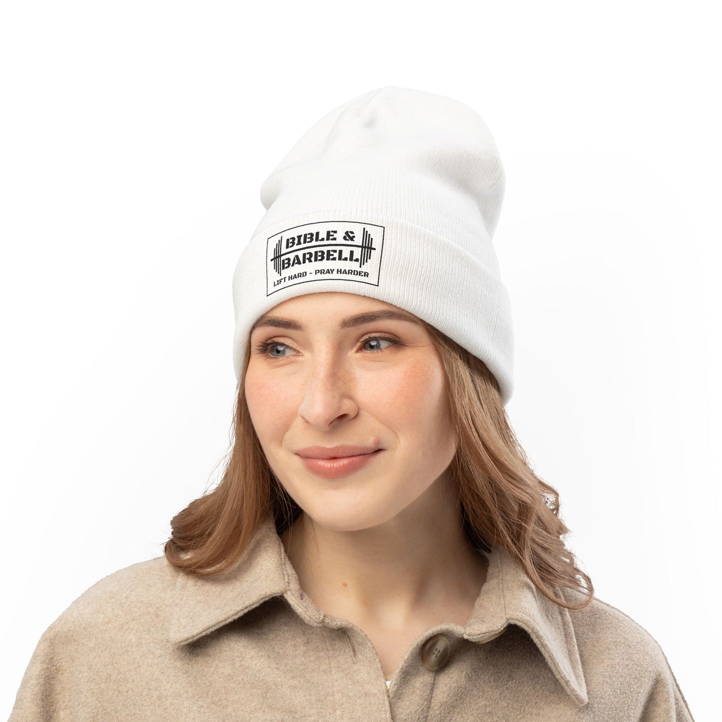 Bible & Barbell Knit Beanie