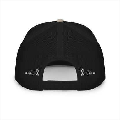 Bible & Barbell White Boxed Logo 5 Panel Trucker Cap