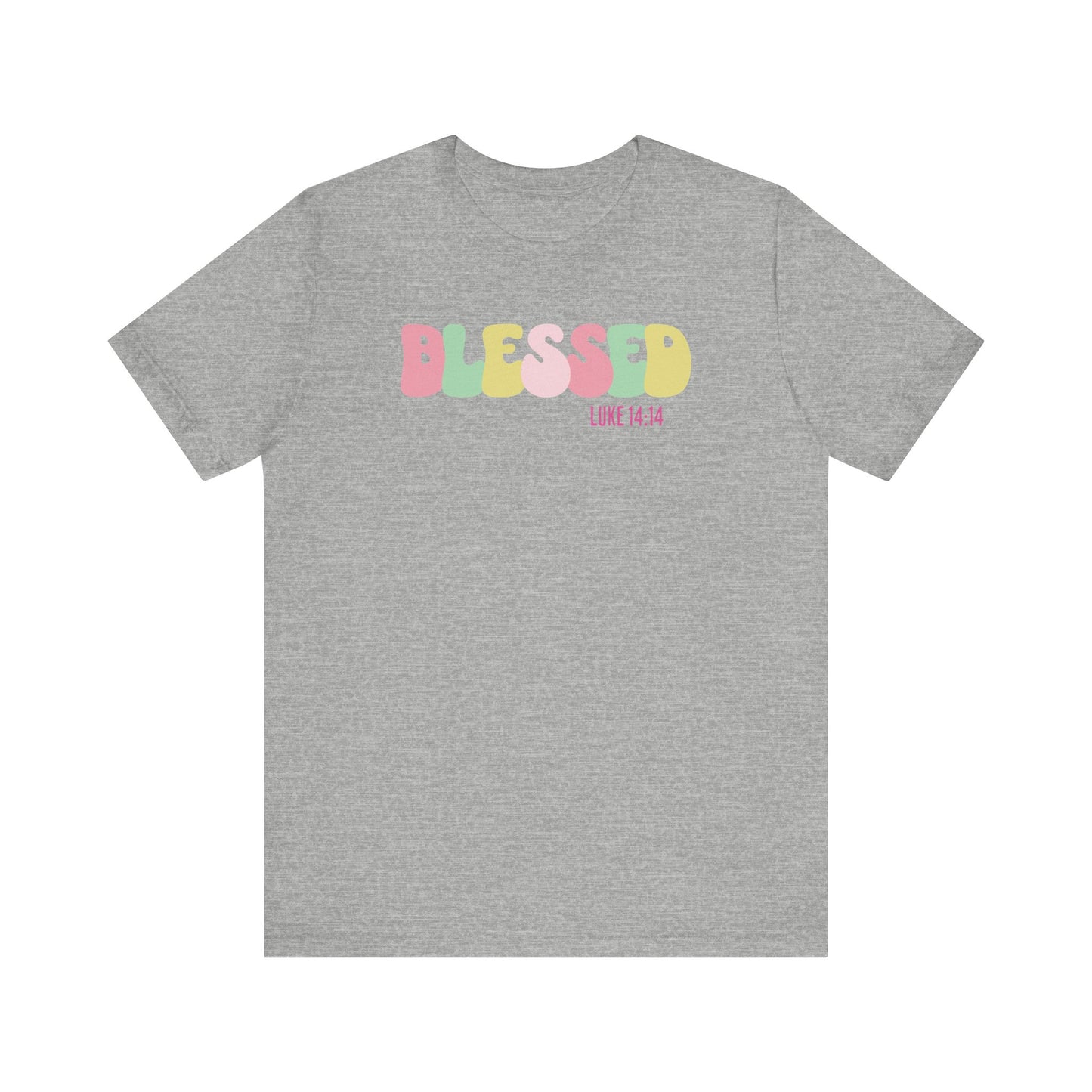 Blessed - Luke 14:14 Unisex Jersey Tee