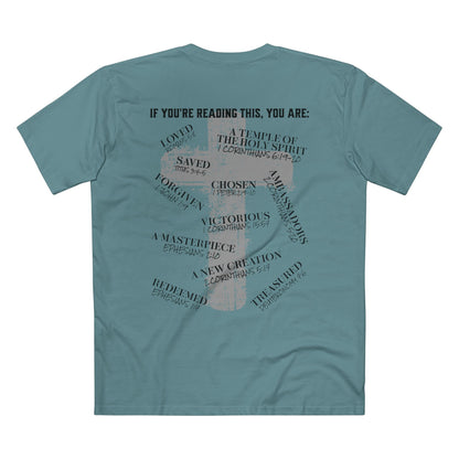 Affirmations Christian Cross Tee — Inspirational Scripture Design