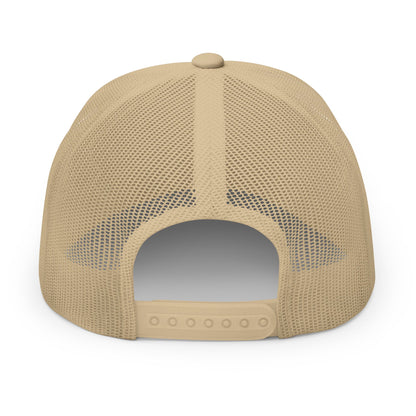 Bible & Barbell Patch Logo Trucker Cap — Embroidered Logo Patch Snapback