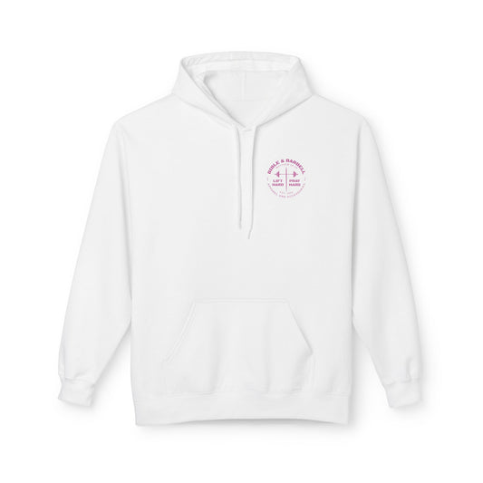Bible & Barbell Pink Logo Hoodie