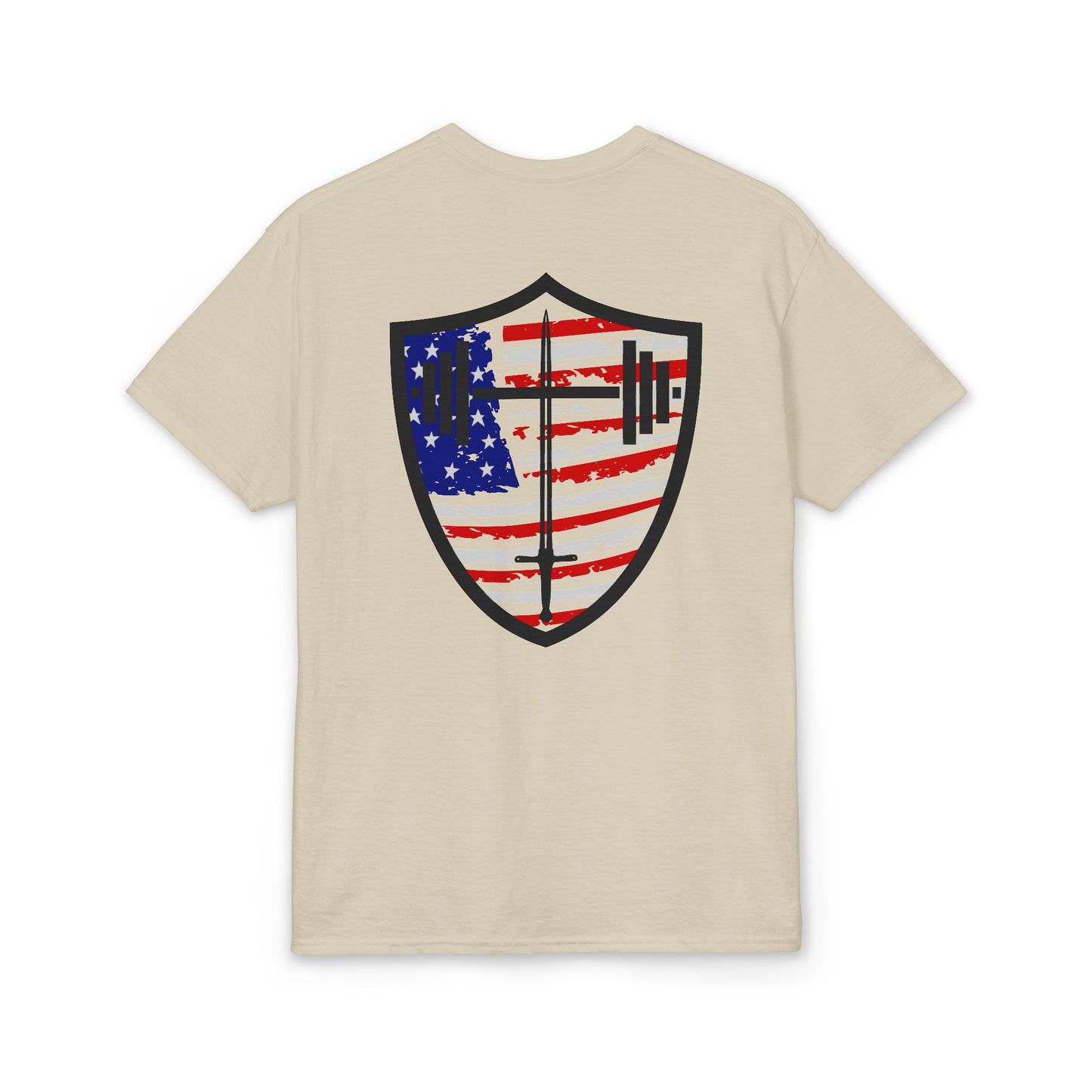 Bible & Barbell Patriotic Logo T-Shirt