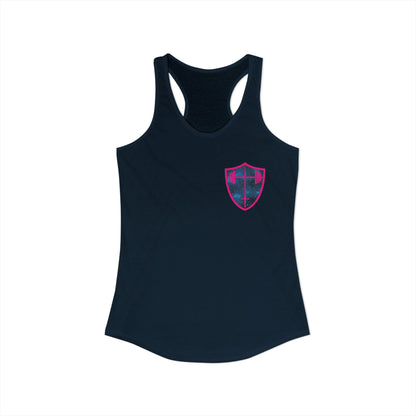 Yes, I lift like a girl - try to keep up - Women's Ideal Racerback Tank