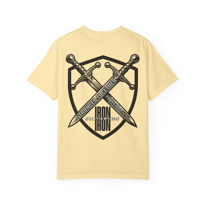 Iron Sharpens Iron Proverbs 27:17 T-Shirt