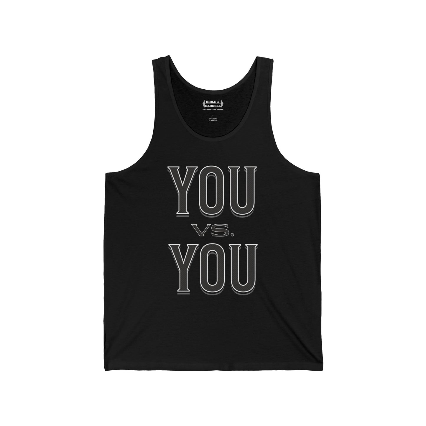 You vs. You Tank Top — Motivational Gym Tank for Self-Improvement