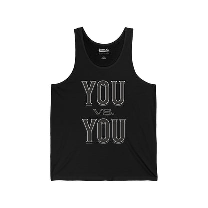 You vs. You Tank Top — Motivational Gym Tank for Self-Improvement