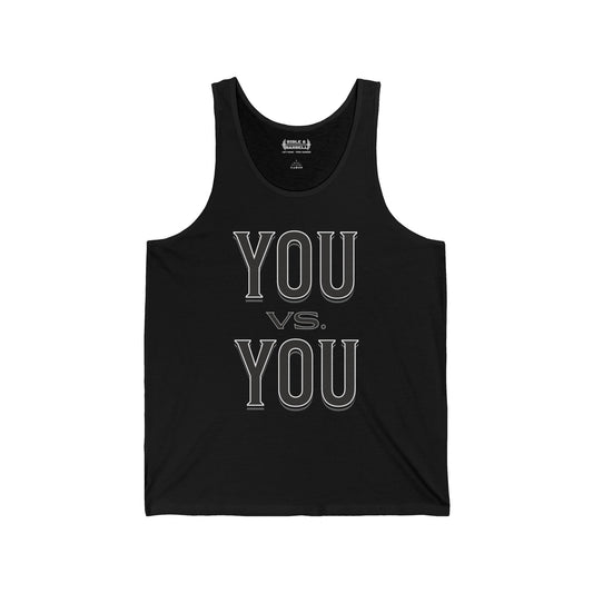 You vs. You Tank Top — Motivational Gym Tank for Self-Improvement