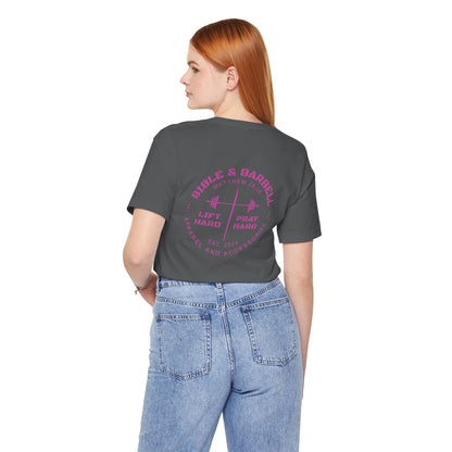 Women's Pink Circle Logo T-Shirt