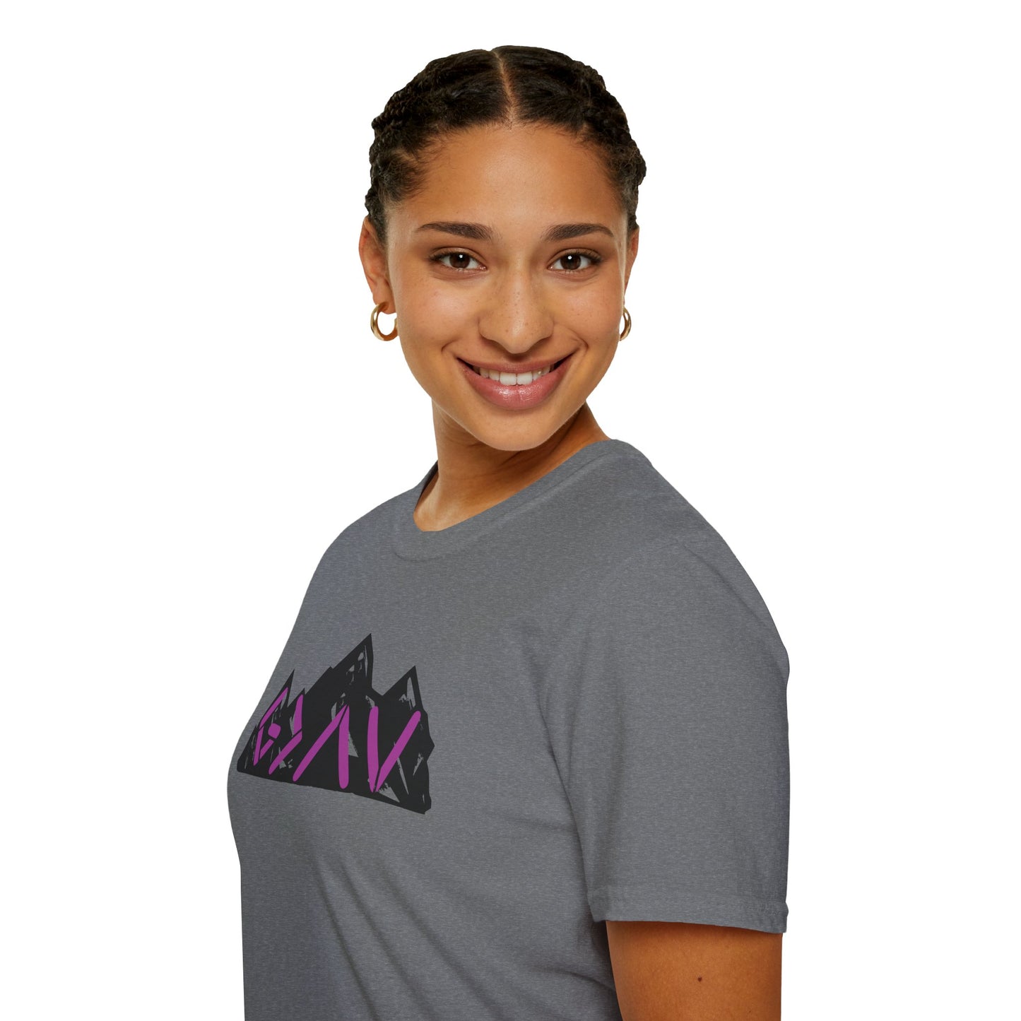God Is Greater Mountain Vibes Unisex Softstyle T-Shirt