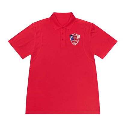 Men's Bible & Barbell Patriotic Logo Polo Shirt