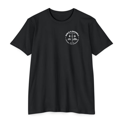 Strong & Courageous Lion Graphic T-Shirt, Joshua 1:9 Motivational Tee, Unisex Shirt, Strength Apparel, Gift for Him, Faith-Based Clothing