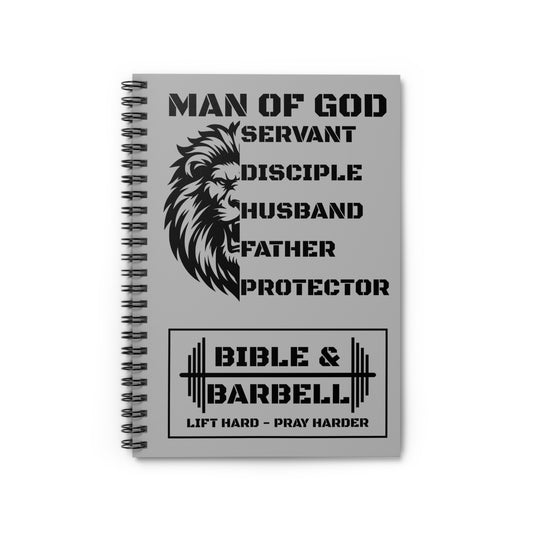 Man of God Spiral Notebook