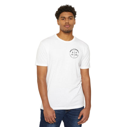 Strong & Courageous Lion Graphic T-Shirt, Joshua 1:9 Motivational Tee, Unisex Shirt, Strength Apparel, Gift for Him, Faith-Based Clothing