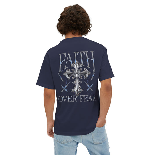 Faith Over Fear Tee — Christian Cross Graphic Shirt