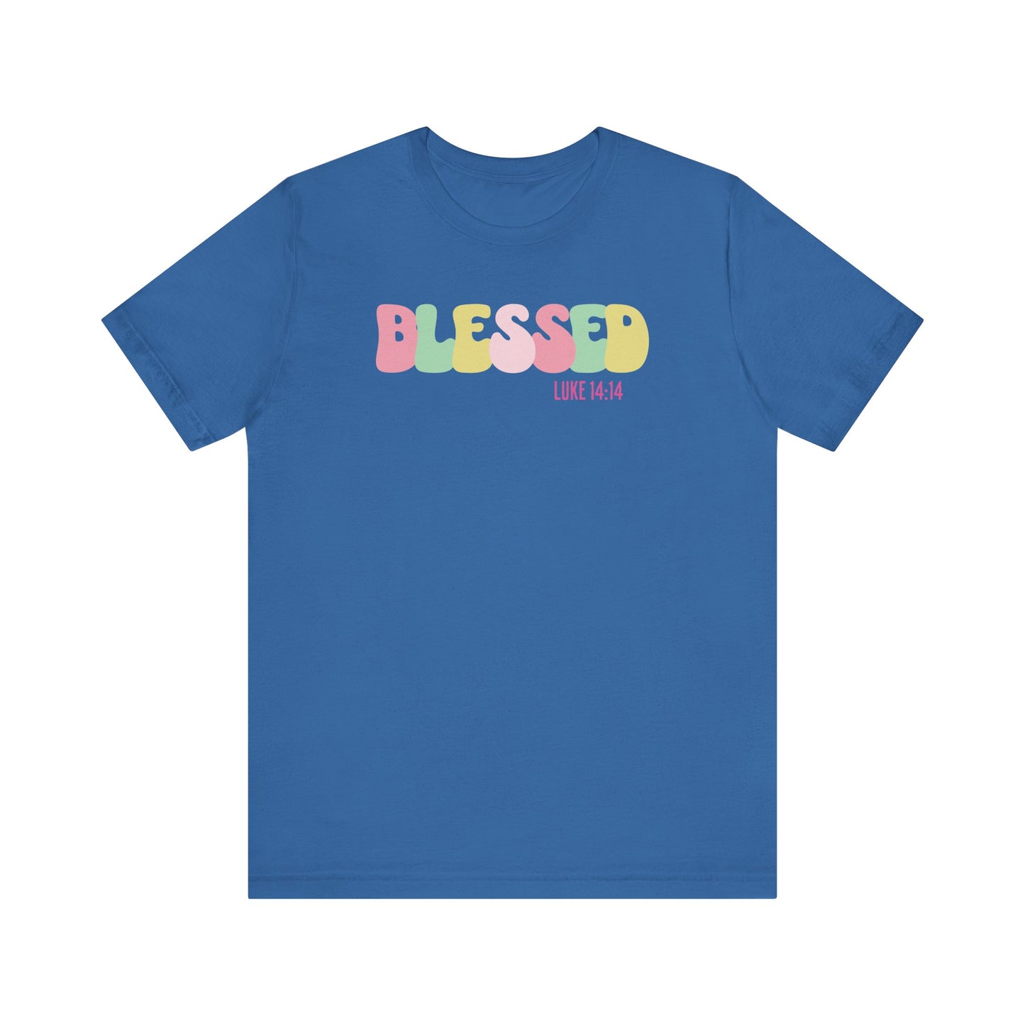 Blessed - Luke 14:14 Unisex Jersey Tee