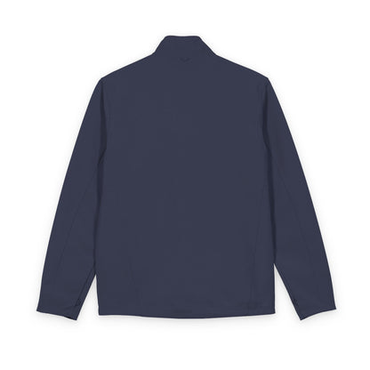 Men's Soft Shell Jacket — Subtle Crest Chest Logo, Lightweight Windbreaker