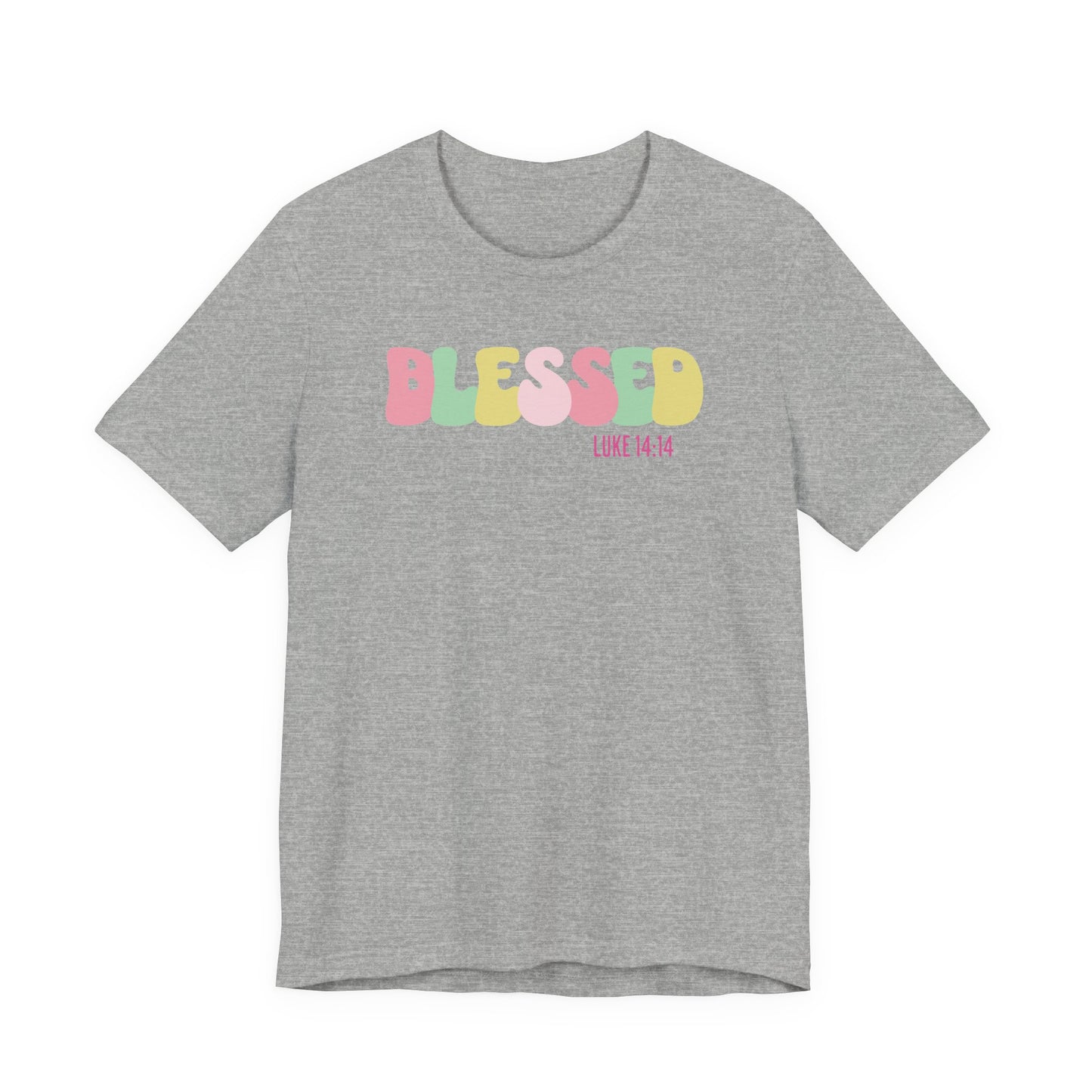 Blessed - Luke 14:14 Unisex Jersey Tee