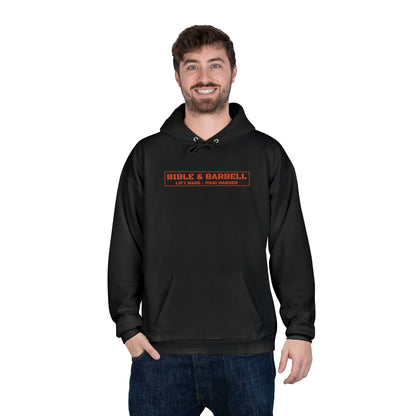 Train the Body Forge the Soul Hoodie — Bible & Barbell Fitness Pullover