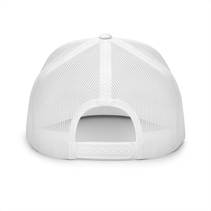 Bible & Barbell White Boxed Logo 5 Panel Trucker Cap