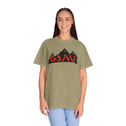 God Is Greater Than The Highs and Lows Mountain Graphic Unisex T-Shirt