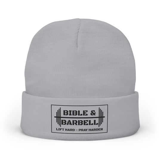 Bible & Barbell Knit Beanie