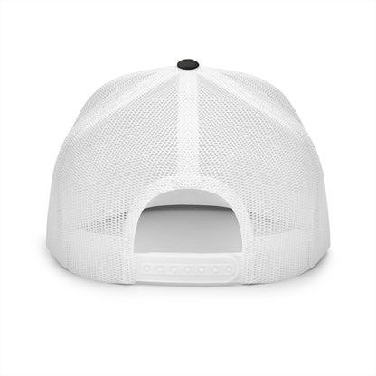 Bible & Barbell White Boxed Logo 5 Panel Trucker Cap