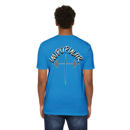 "UNPOPULAR" Unisex Fitness T-Shirt