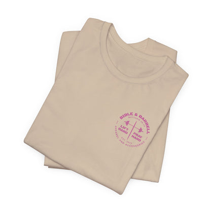 Women's Pink Circle Logo T-Shirt