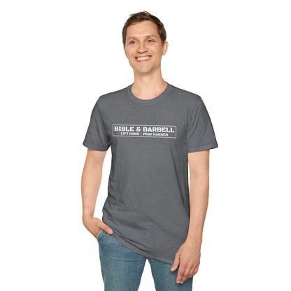 Bible & Barbell Logo Unisex Softstyle T-Shirt