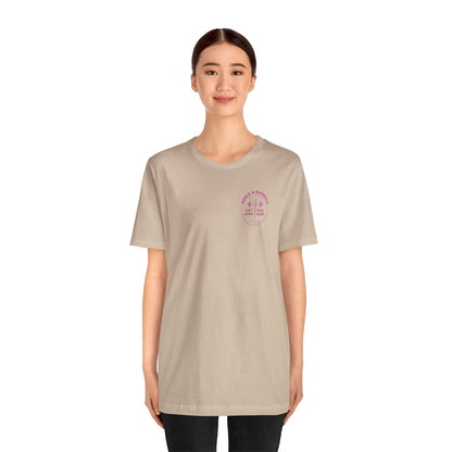 Women's Pink Circle Logo T-Shirt